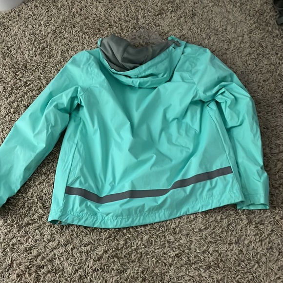 Teal rain jacket - Picture 2 of 3